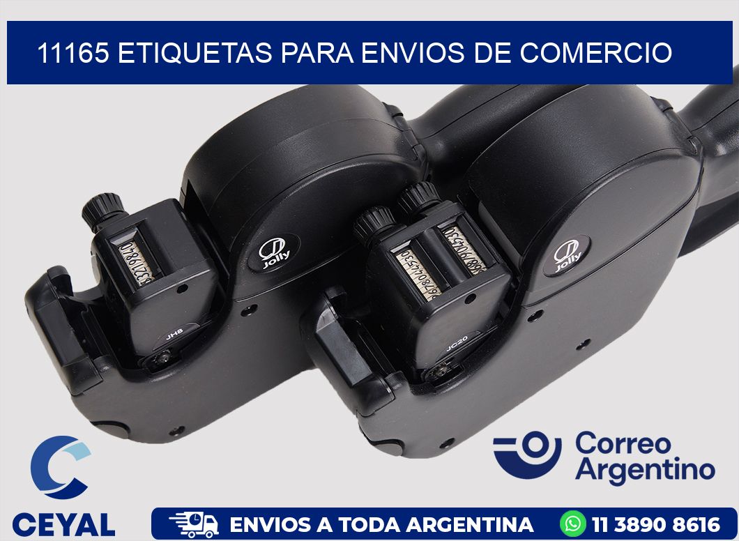 11165 ETIQUETAS PARA ENVIOS DE COMERCIO