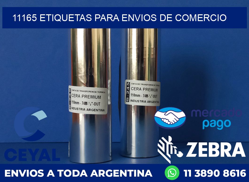 11165 ETIQUETAS PARA ENVIOS DE COMERCIO