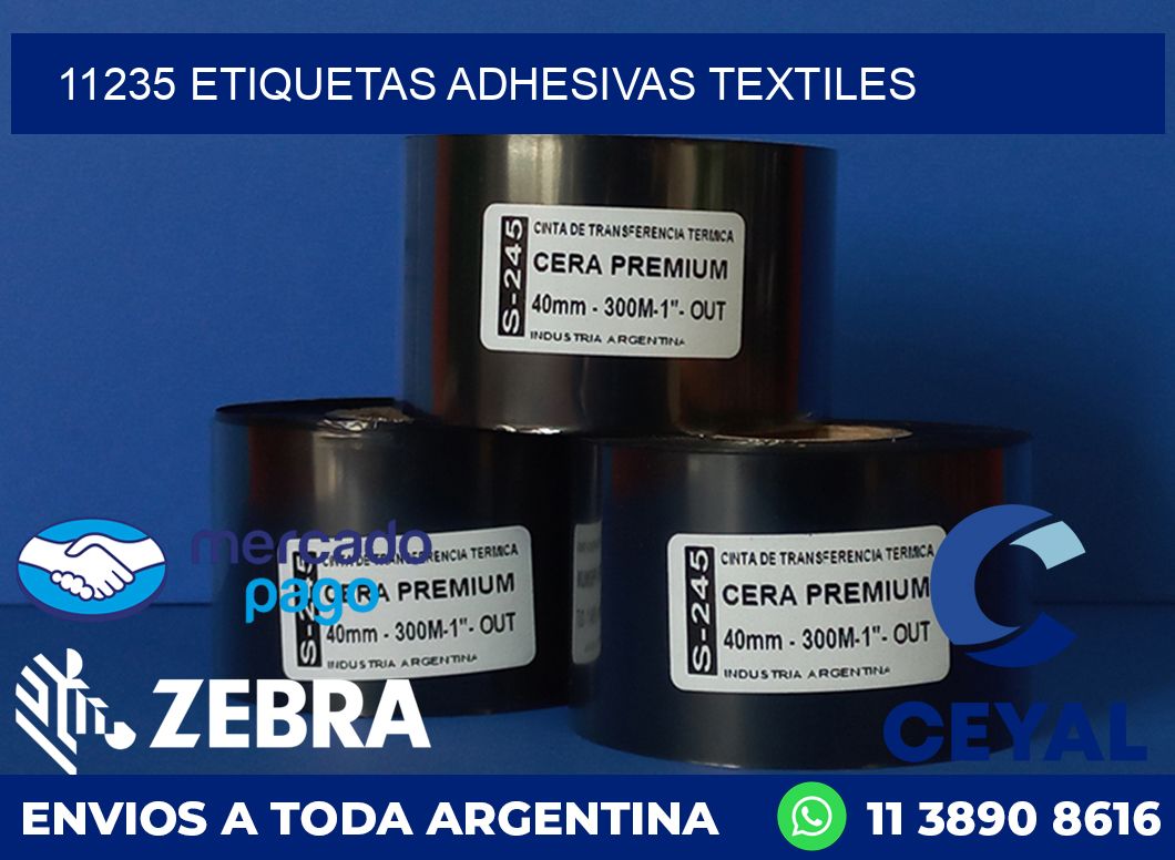 11235 ETIQUETAS ADHESIVAS TEXTILES