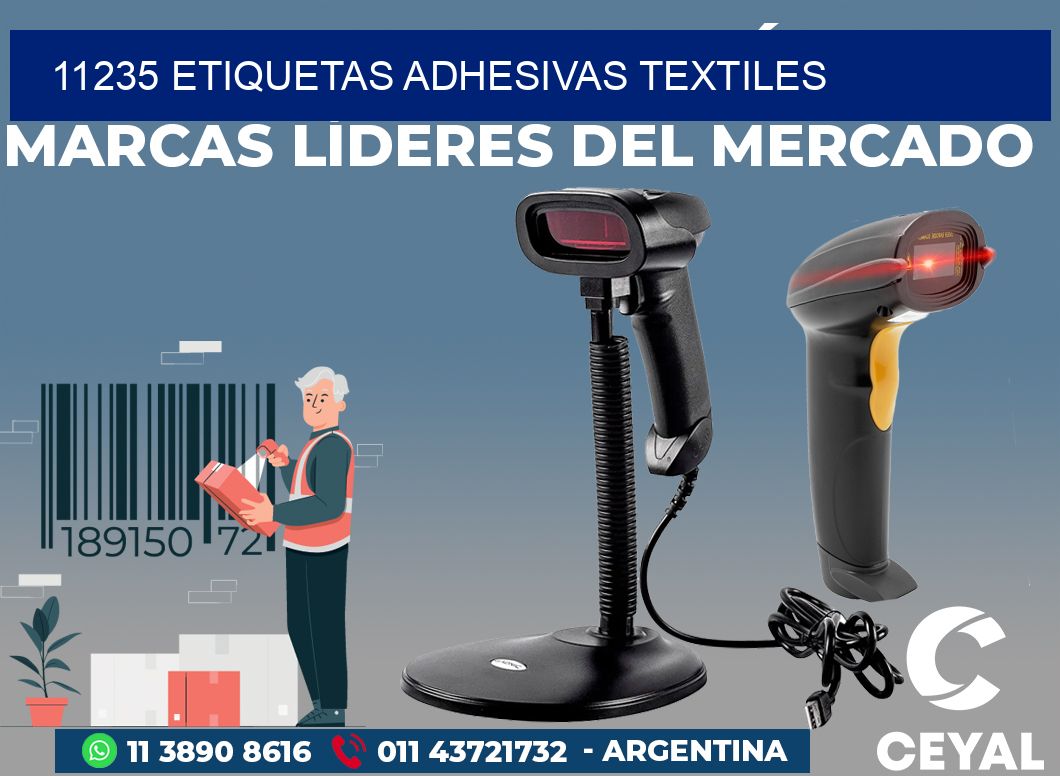11235 ETIQUETAS ADHESIVAS TEXTILES