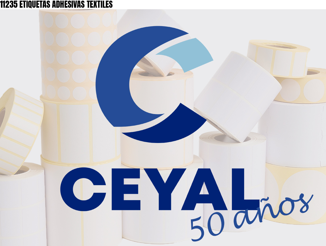 11235 ETIQUETAS ADHESIVAS TEXTILES