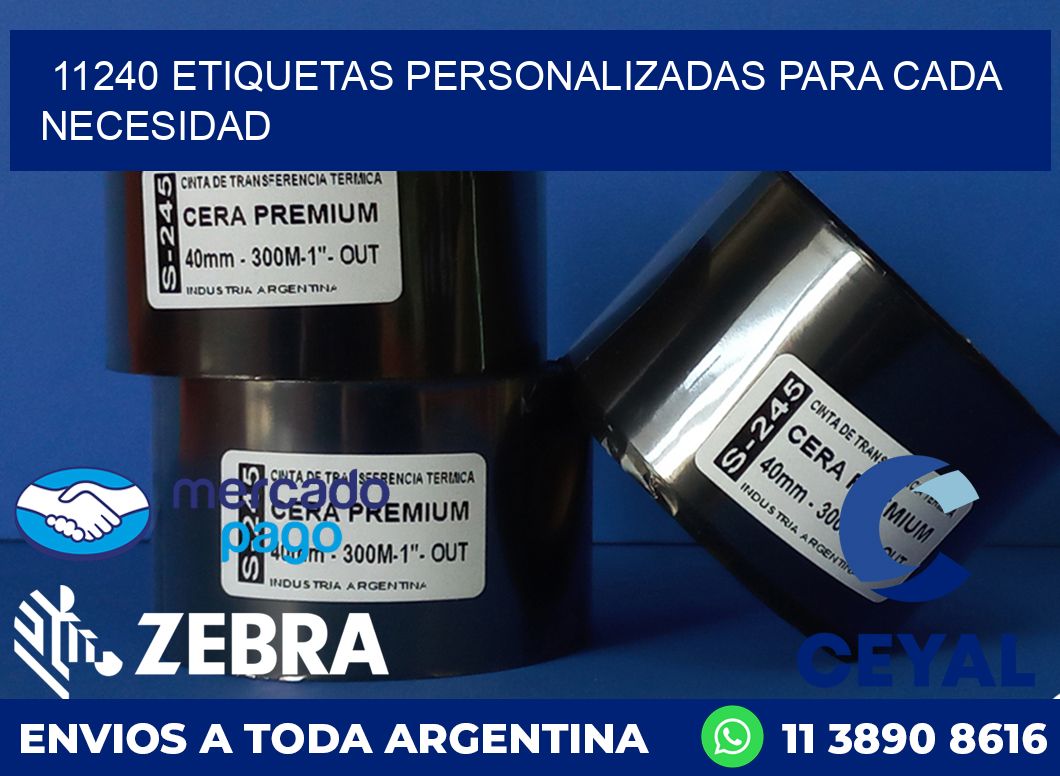 11240 ETIQUETAS PERSONALIZADAS PARA CADA NECESIDAD