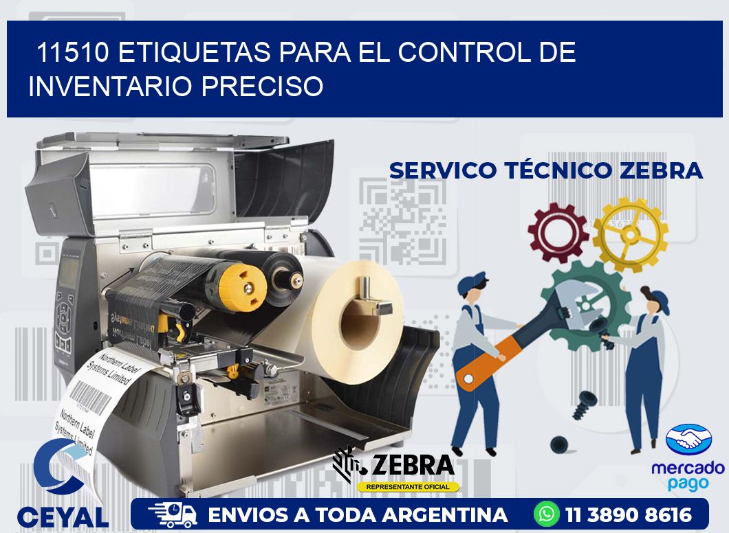 11510 ETIQUETAS PARA EL CONTROL DE INVENTARIO PRECISO