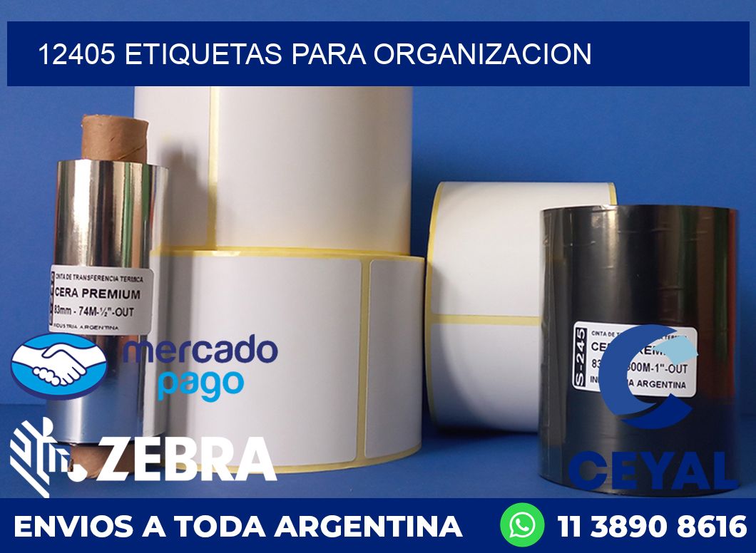 12405 ETIQUETAS PARA ORGANIZACION