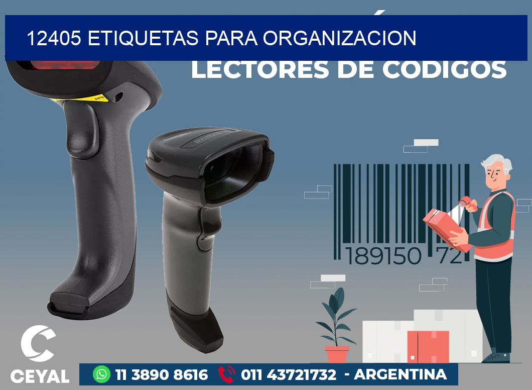 12405 ETIQUETAS PARA ORGANIZACION