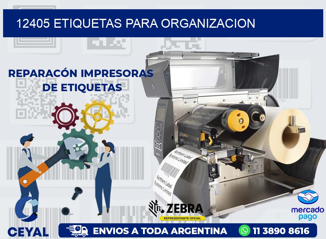 12405 ETIQUETAS PARA ORGANIZACION