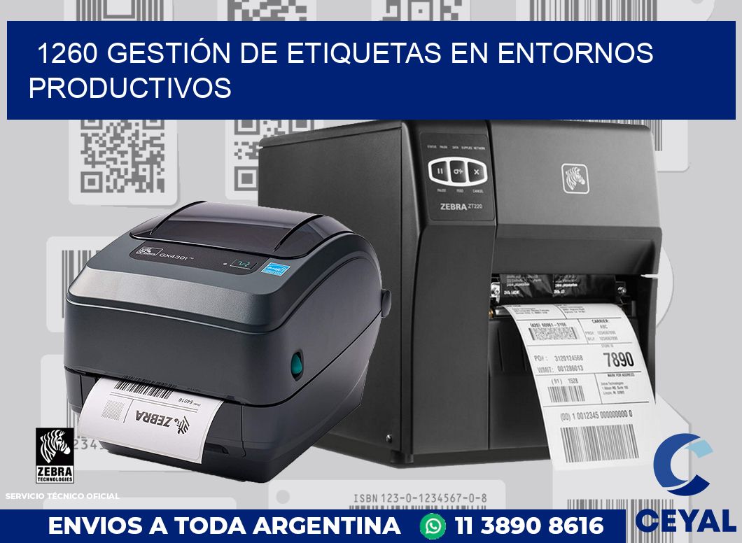 1260 GESTIÓN DE ETIQUETAS EN ENTORNOS PRODUCTIVOS