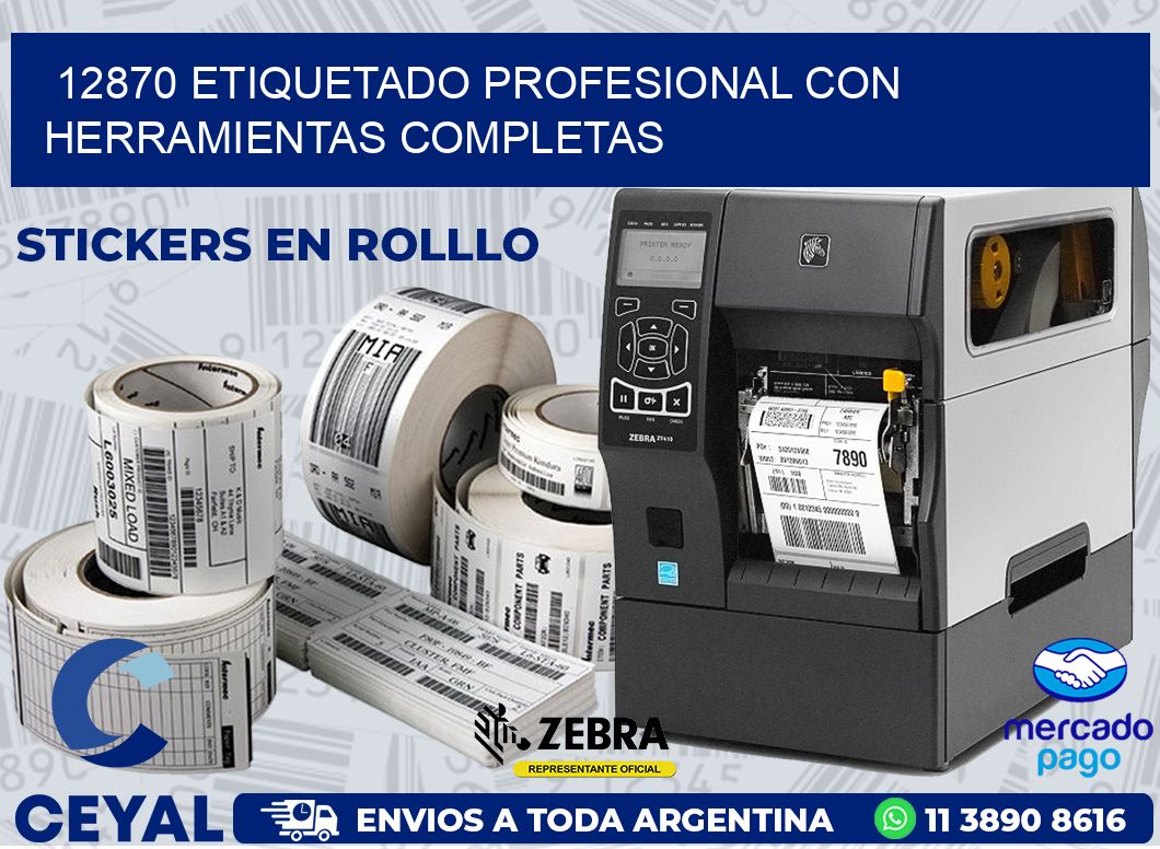 12870 ETIQUETADO PROFESIONAL CON HERRAMIENTAS COMPLETAS