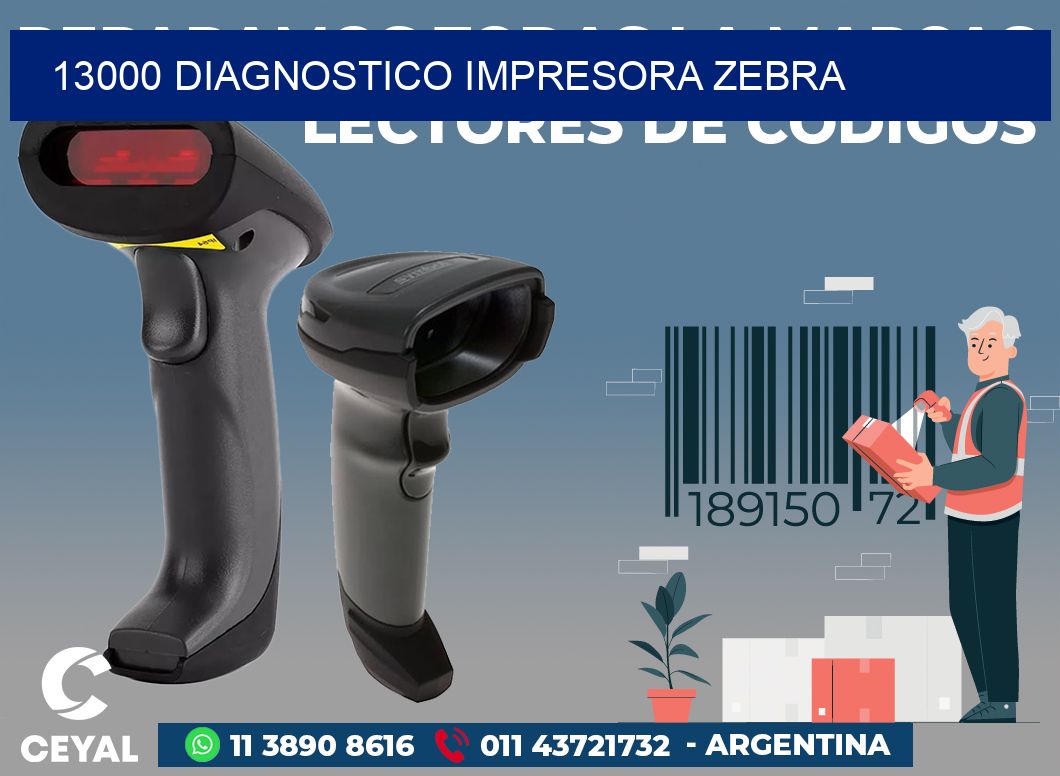 13000 DIAGNOSTICO IMPRESORA ZEBRA