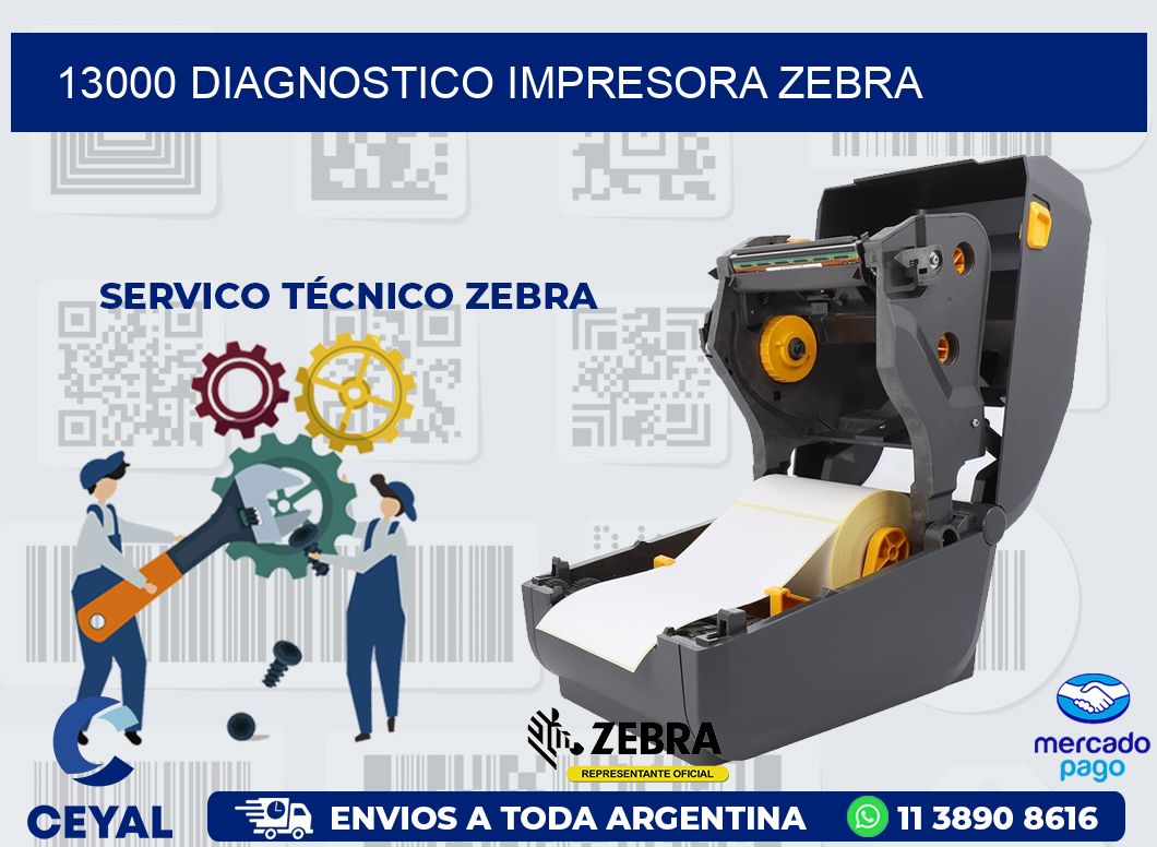 13000 DIAGNOSTICO IMPRESORA ZEBRA