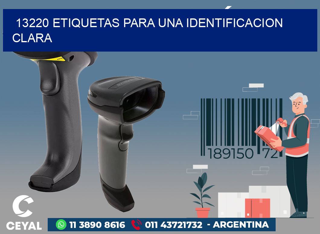 13220 ETIQUETAS PARA UNA IDENTIFICACION CLARA