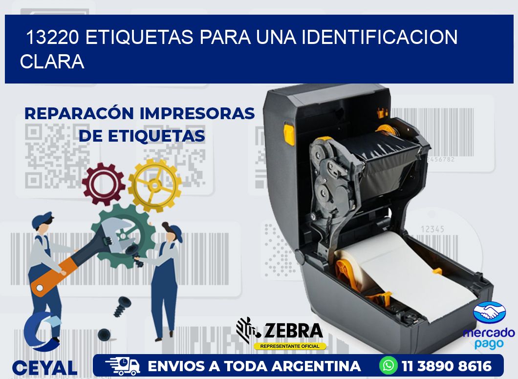 13220 ETIQUETAS PARA UNA IDENTIFICACION CLARA