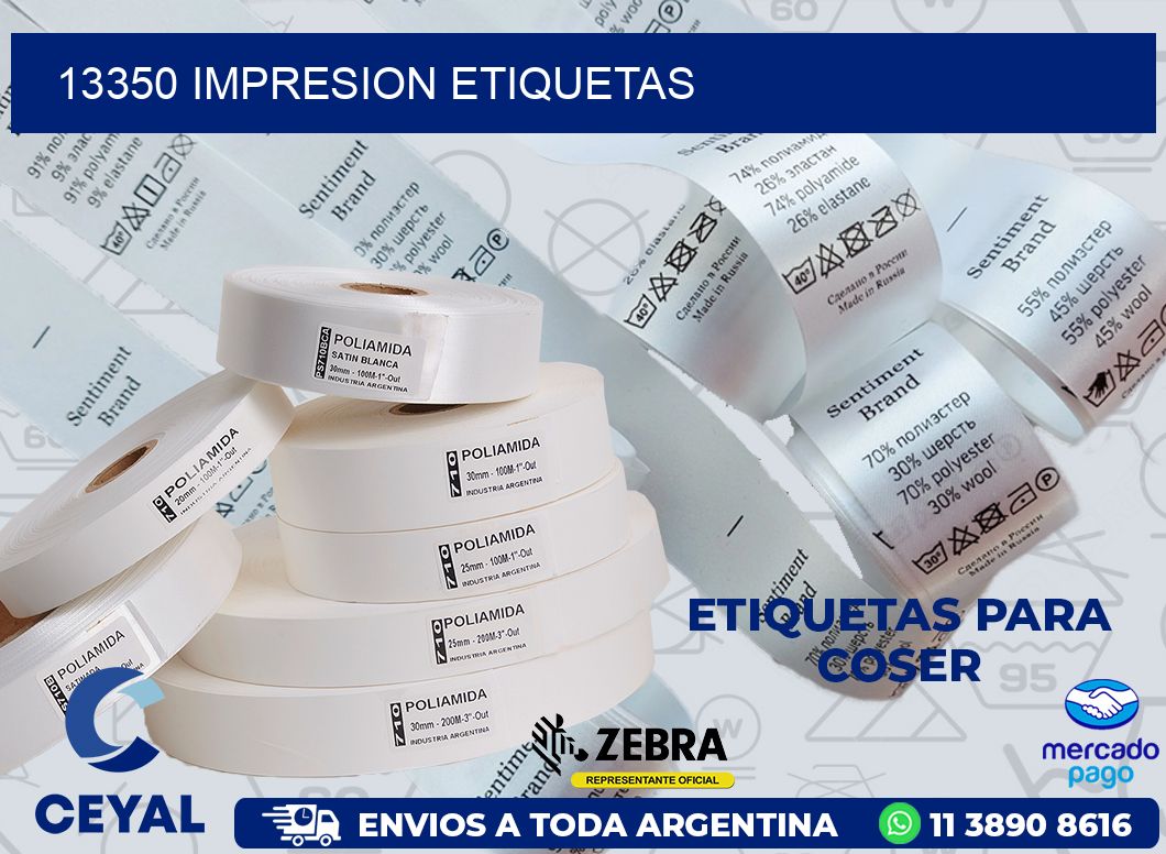 13350 IMPRESION ETIQUETAS