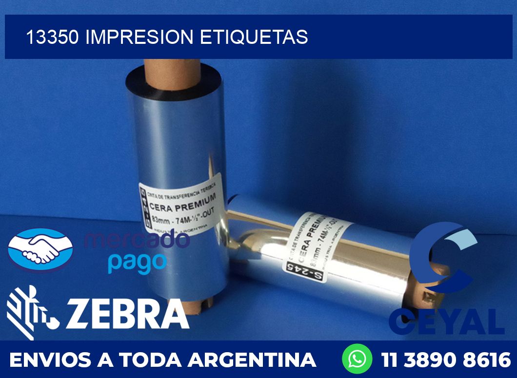 13350 IMPRESION ETIQUETAS