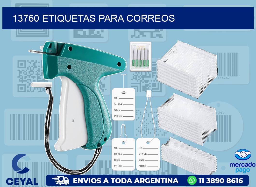 13760 ETIQUETAS PARA CORREOS