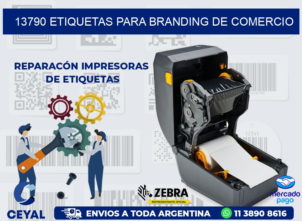 13790 ETIQUETAS PARA BRANDING DE COMERCIO