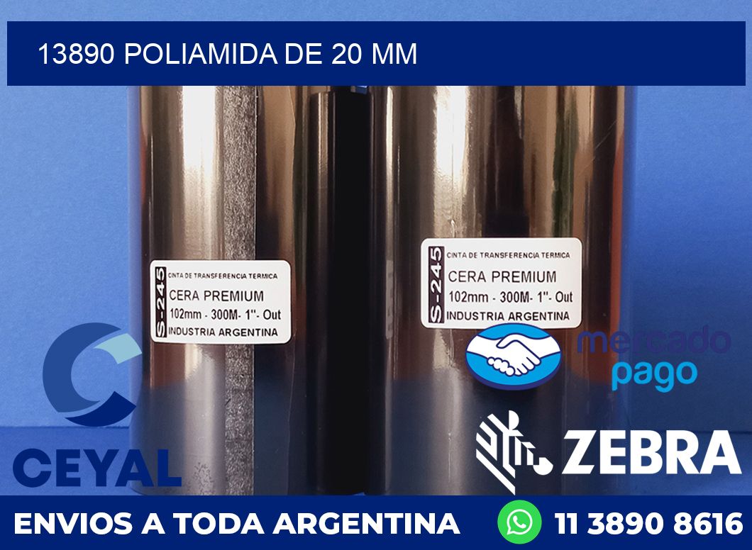 13890 POLIAMIDA DE 20 MM