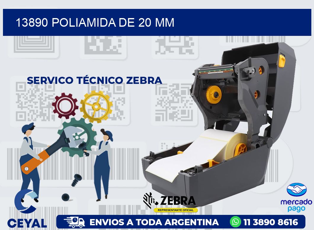 13890 POLIAMIDA DE 20 MM