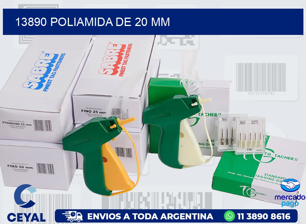 13890 POLIAMIDA DE 20 MM