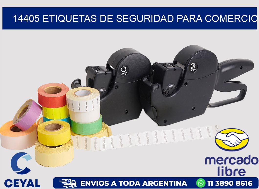 14405 ETIQUETAS DE SEGURIDAD PARA COMERCIO