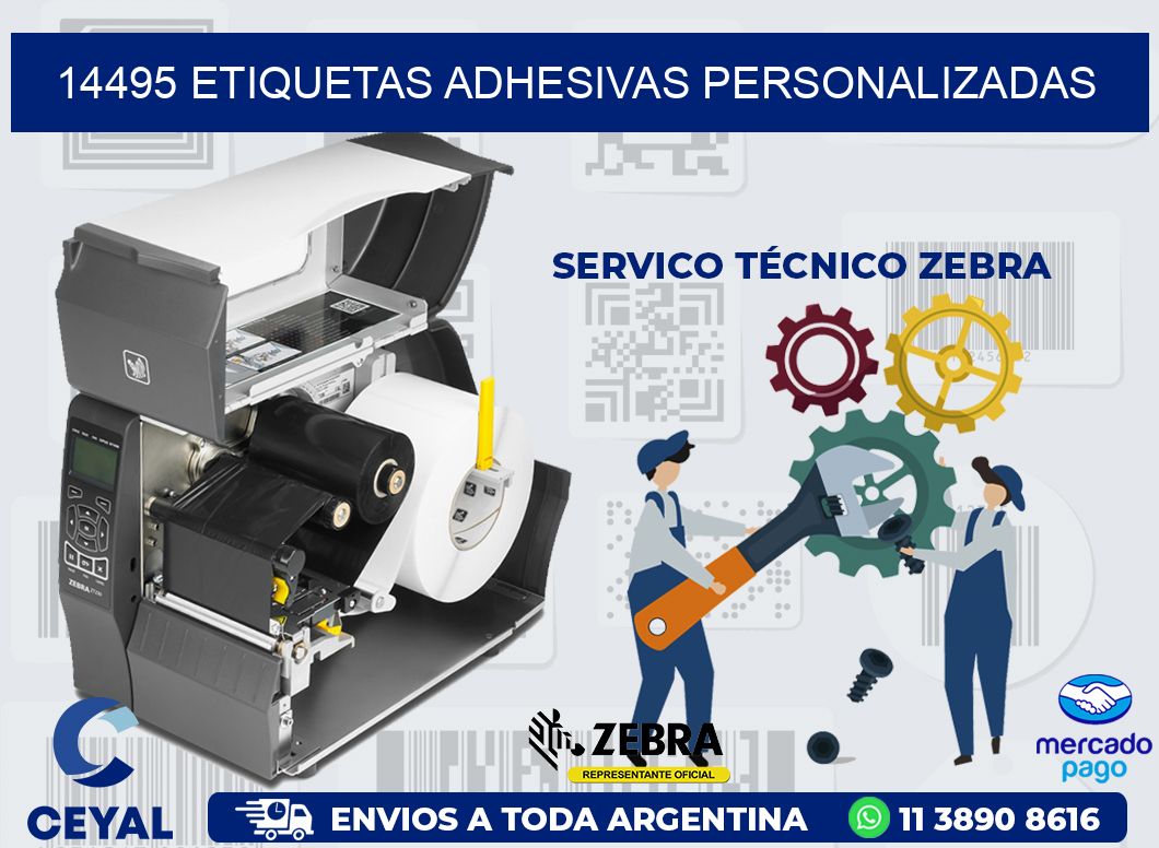 14495 ETIQUETAS ADHESIVAS PERSONALIZADAS