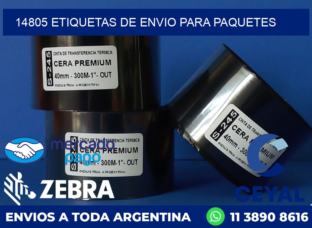 14805 ETIQUETAS DE ENVIO PARA PAQUETES