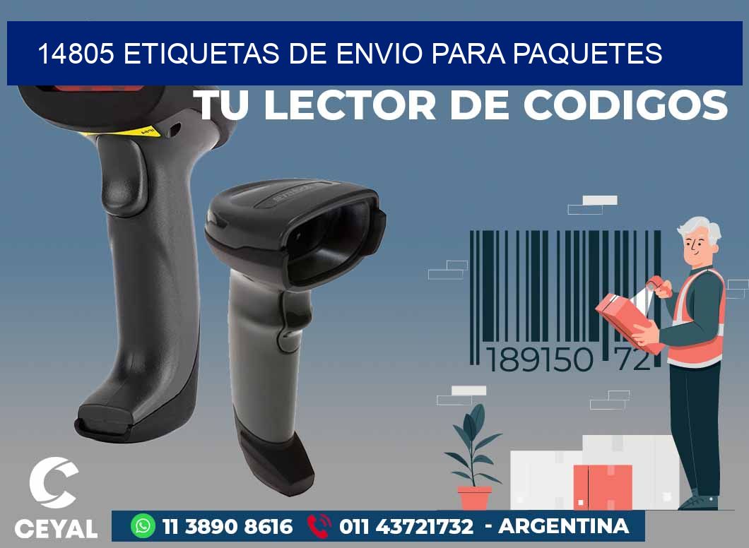 14805 ETIQUETAS DE ENVIO PARA PAQUETES