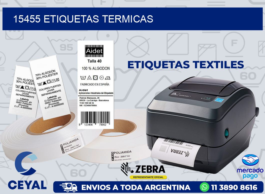 15455 ETIQUETAS TERMICAS