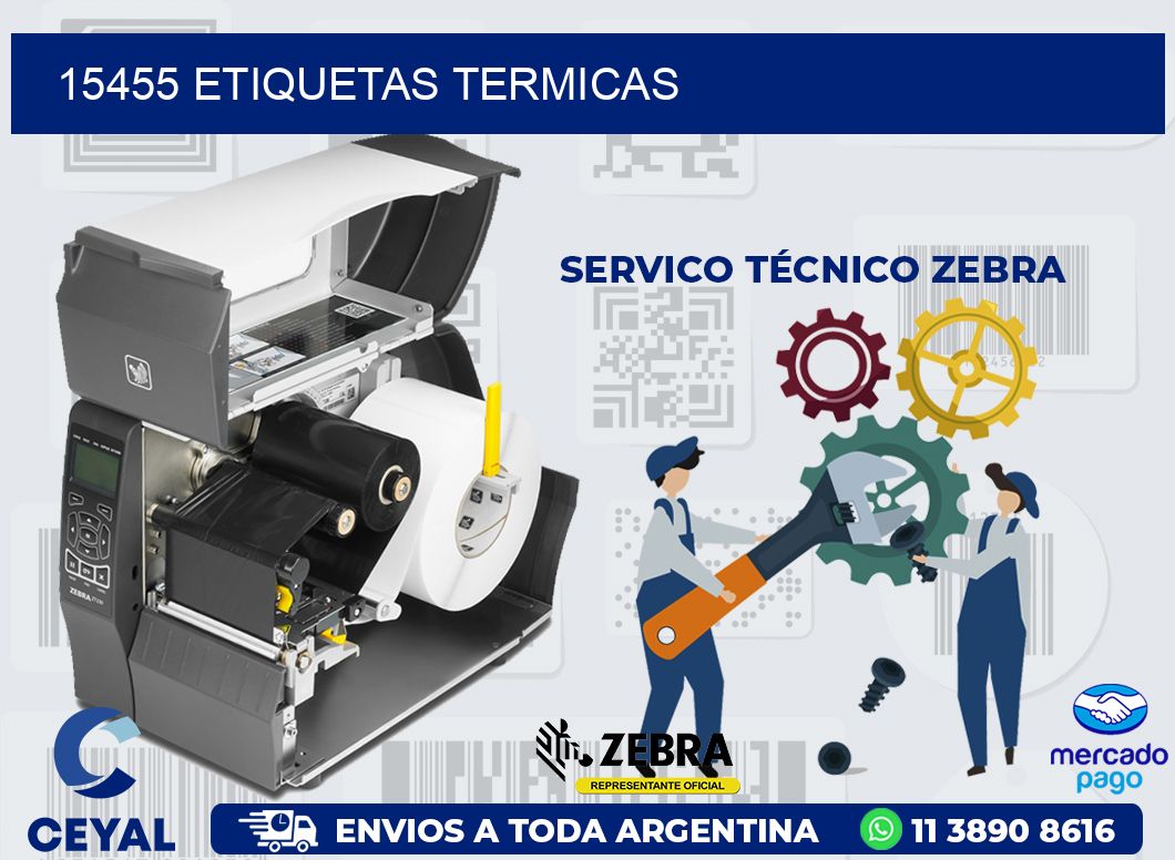 15455 ETIQUETAS TERMICAS