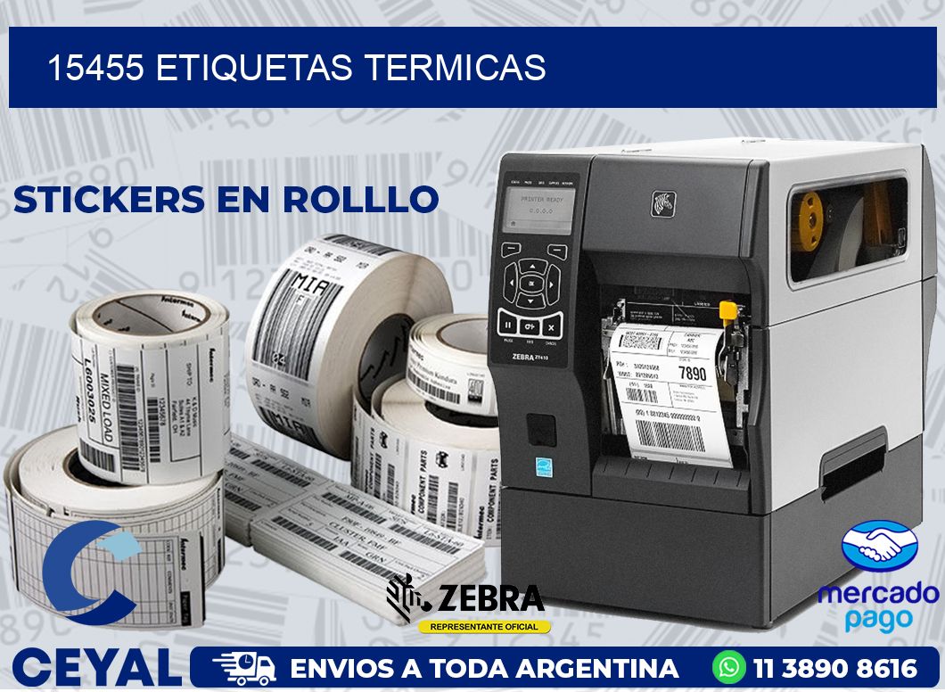 15455 ETIQUETAS TERMICAS