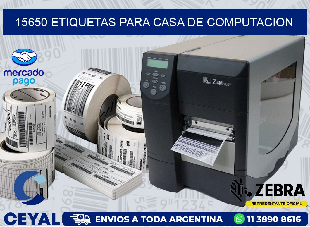 15650 ETIQUETAS PARA CASA DE COMPUTACION
