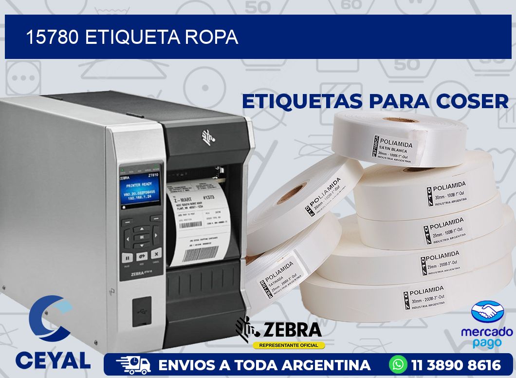 15780 ETIQUETA ROPA