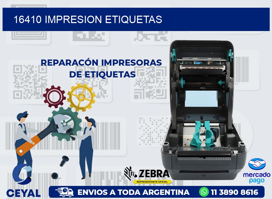 16410 IMPRESION ETIQUETAS