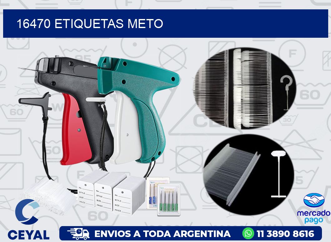 16470 ETIQUETAS METO