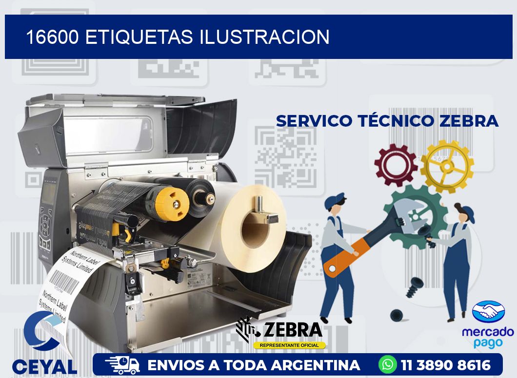 16600 ETIQUETAS ILUSTRACION