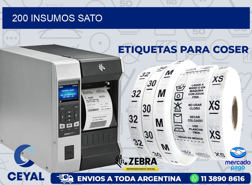 200 INSUMOS SATO