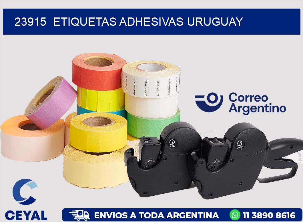 23915  ETIQUETAS ADHESIVAS URUGUAY
