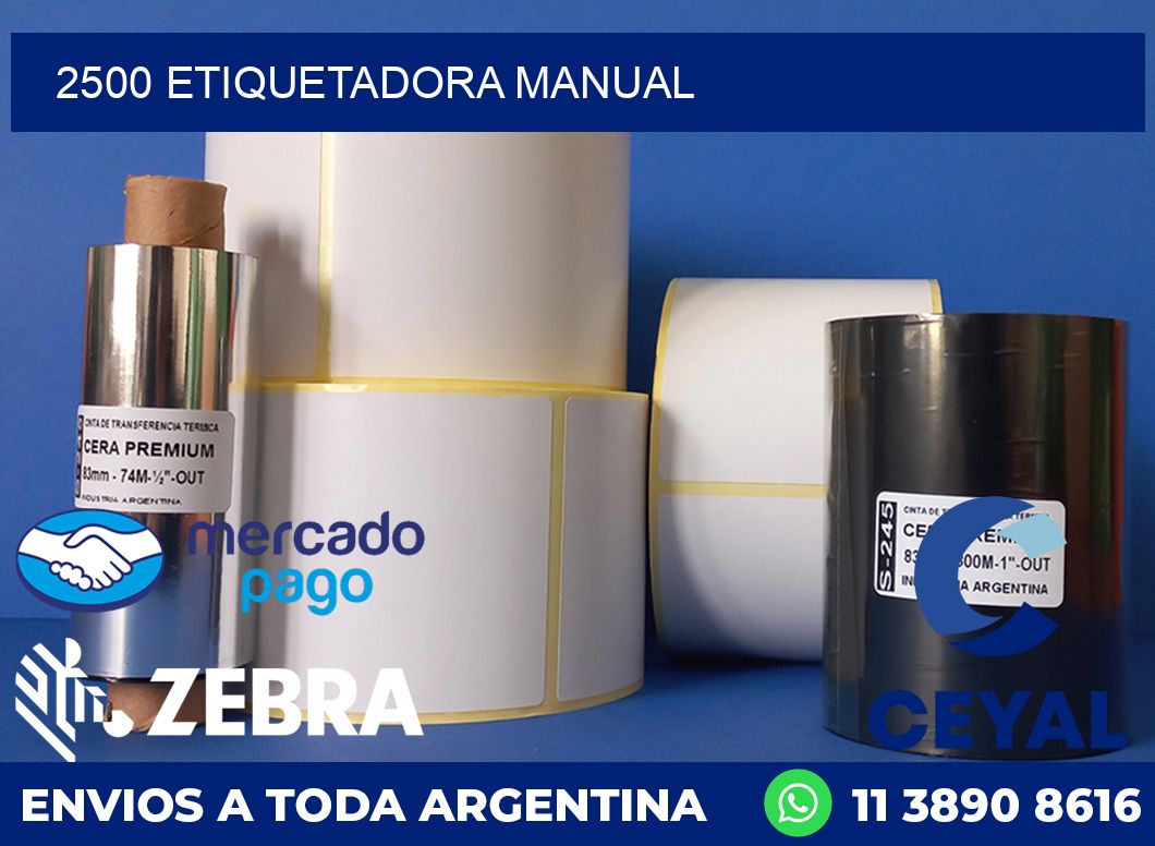 2500 ETIQUETADORA MANUAL