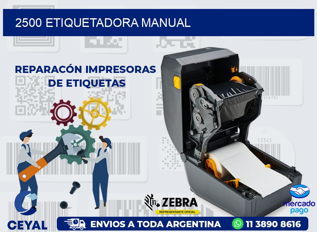 2500 ETIQUETADORA MANUAL