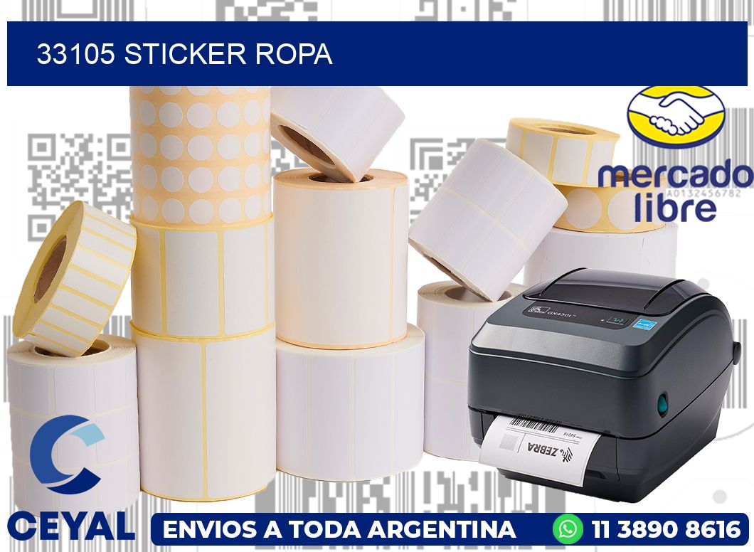 33105 STICKER ROPA