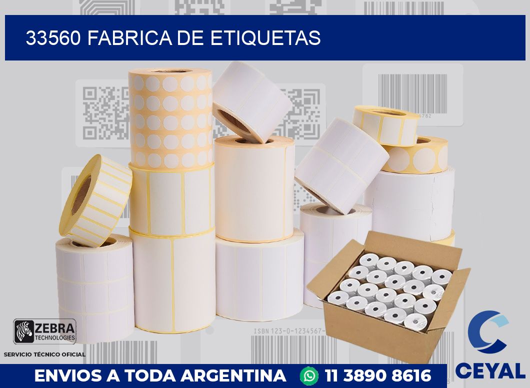 33560 FABRICA DE ETIQUETAS