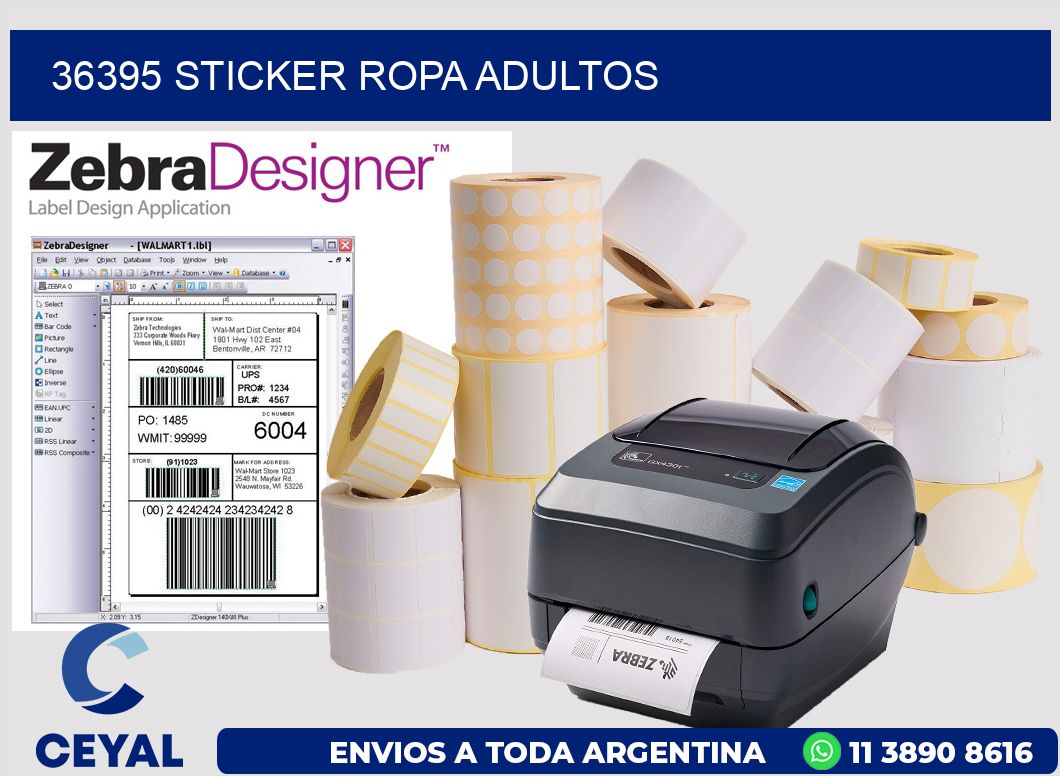 36395 STICKER ROPA ADULTOS