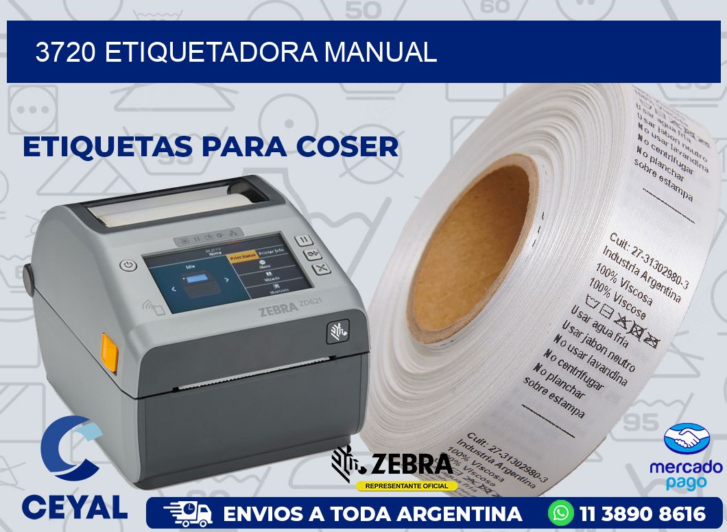 3720 ETIQUETADORA MANUAL