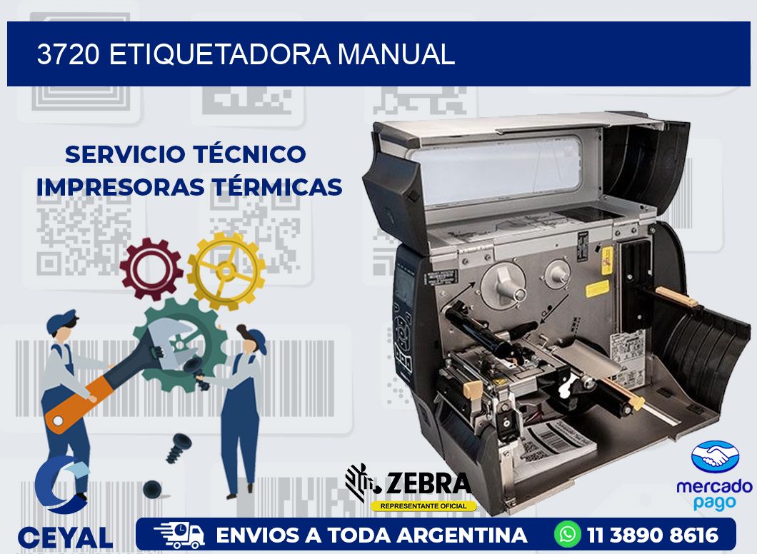 3720 ETIQUETADORA MANUAL