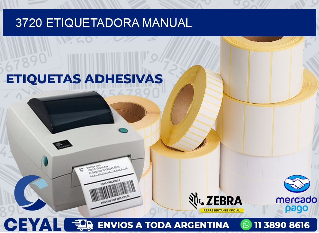 3720 ETIQUETADORA MANUAL