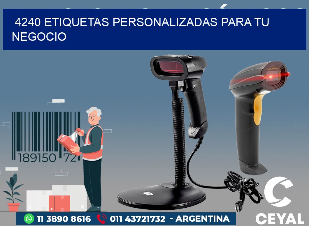 4240 ETIQUETAS PERSONALIZADAS PARA TU NEGOCIO