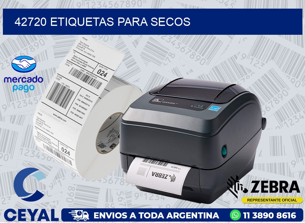 42720 ETIQUETAS PARA SECOS