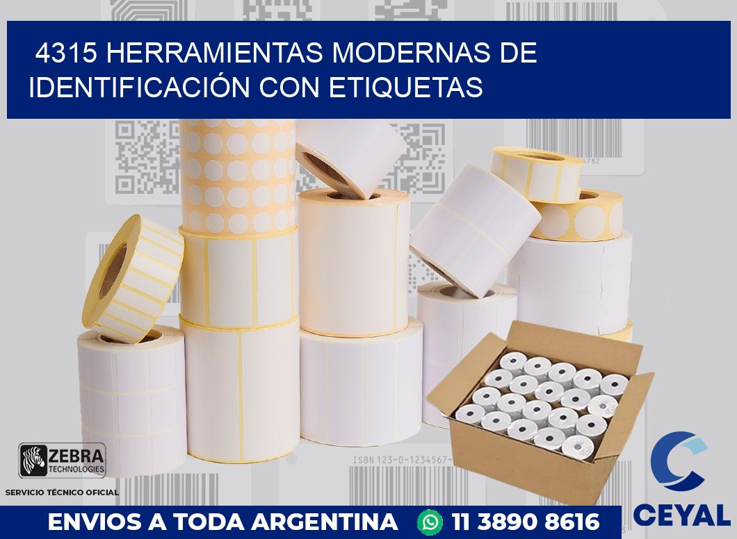 4315 HERRAMIENTAS MODERNAS DE IDENTIFICACIÓN CON ETIQUETAS