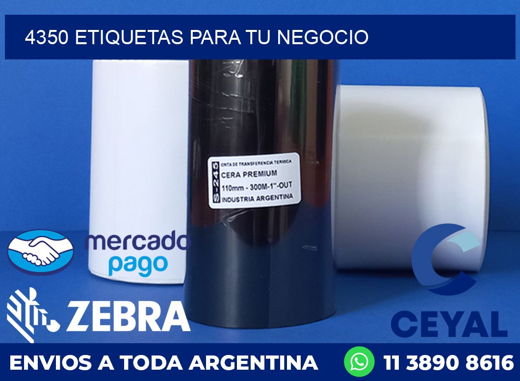4350 ETIQUETAS PARA TU NEGOCIO