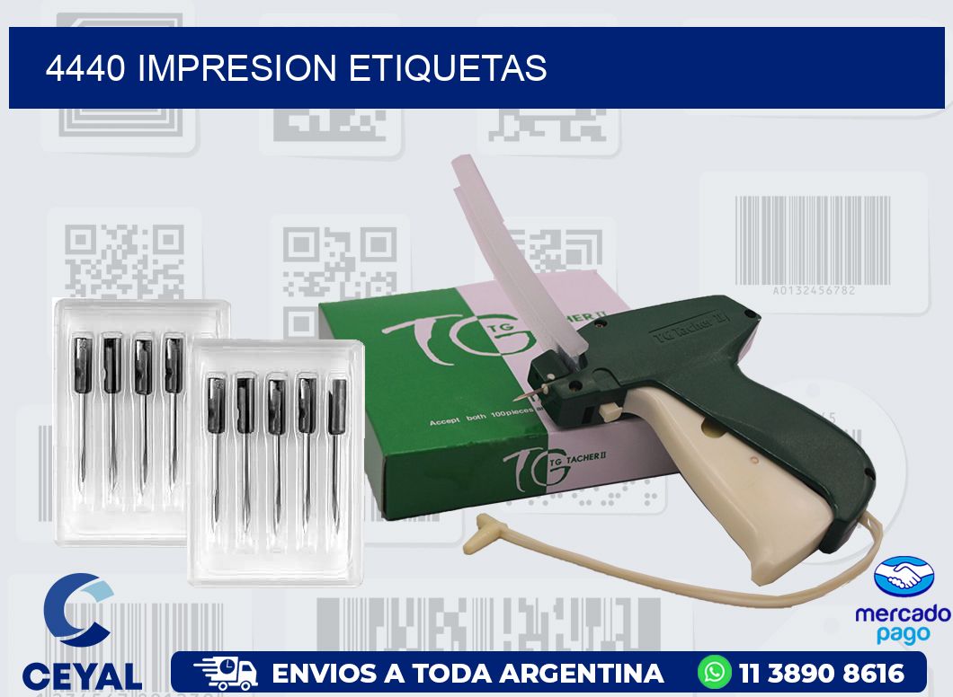 4440 IMPRESION ETIQUETAS
